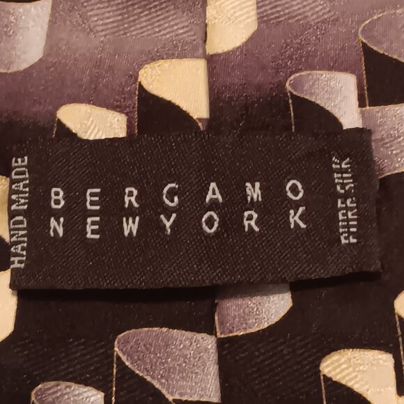 Bergamo New York Men's Silk Handmade Ties - Set of 3 - Picture 8 of 14